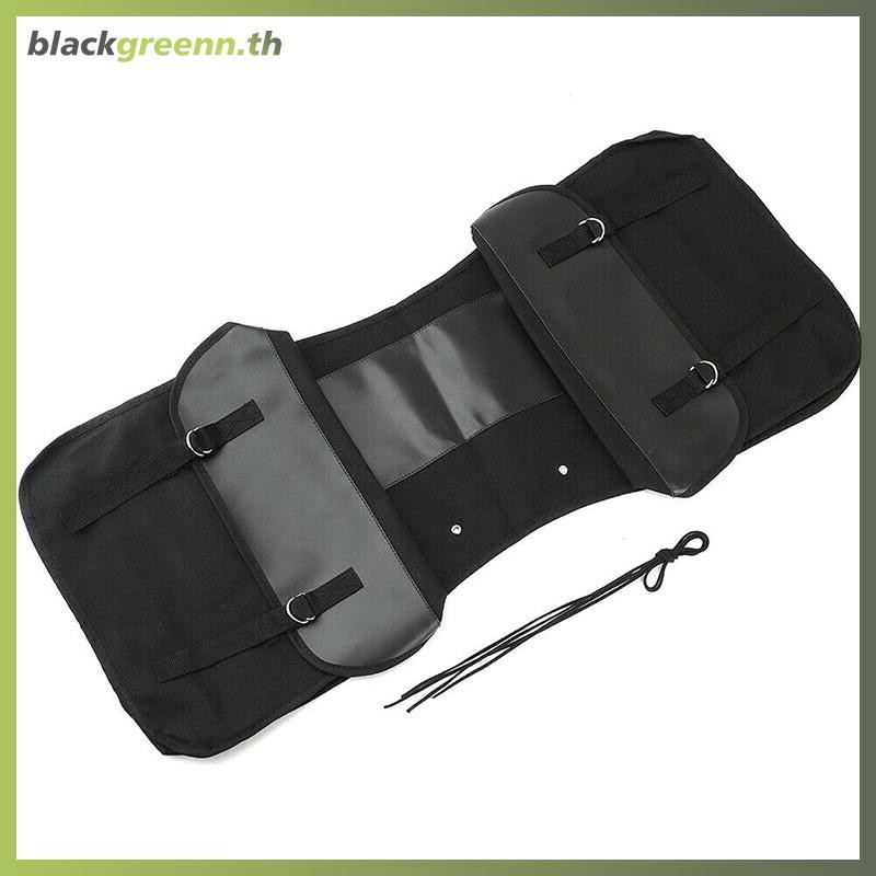 BREE กระเป๋าสําหรับขี่มอเตอร์ไซค์ สีดํา ผ้าใบ กันน้ํา Panniers กระเป๋าเดินทางมอเตอร์ไซค์ - รูปที่ 5