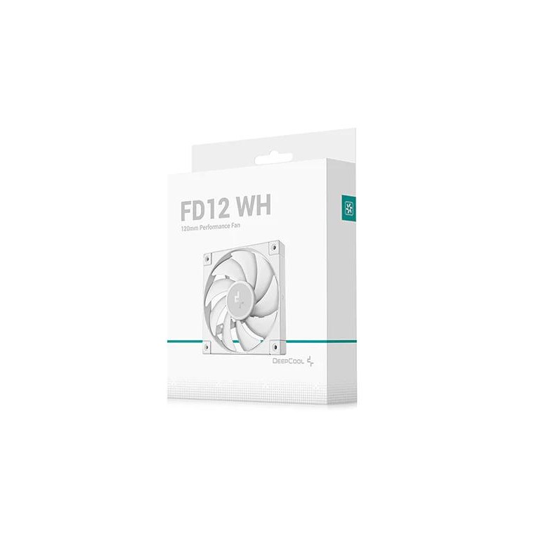 เคสพัดลม Deepcool FD12 | พัดลม 12CM แพ็คเดี่ยว 120 มม. - สีขาว