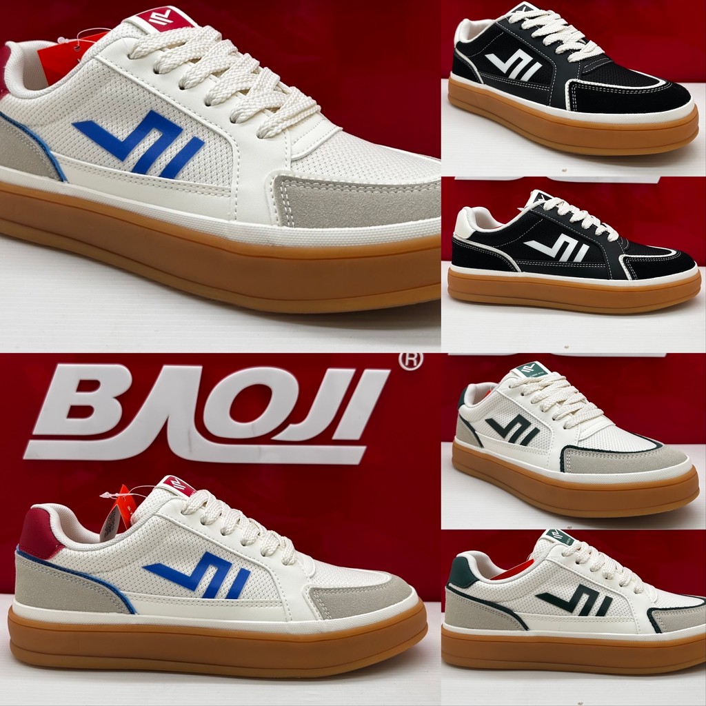 [New 07/2025] BAOJI บาโอจิ รองเท้าผ้าใบผู้ชาย brm1008