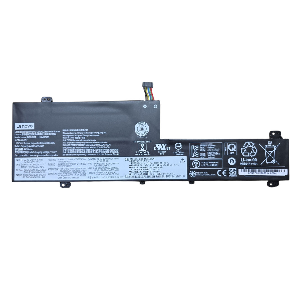 แบตเตอรี่ โน๊ตบุ๊ค L19M3PD6 ใส่ LENOVO IdeaPad Flex 5-15IIL05 5-14IIL05 L19D3PD6 L19C3PD6 L19L3PD6