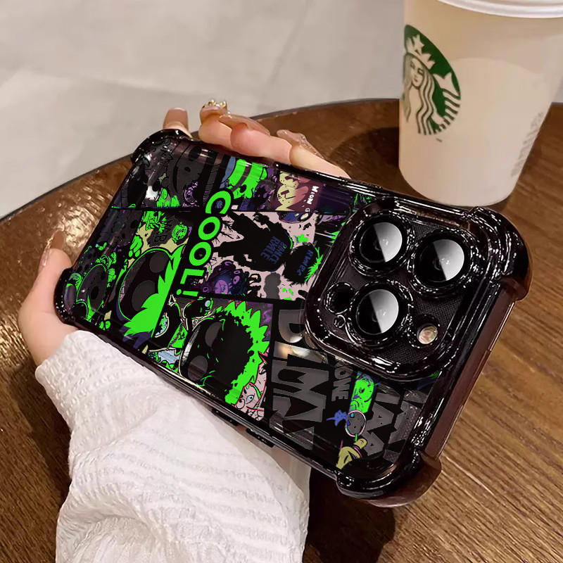 3 In1 ภาพประกอบ Boy สําหรับ Redmi Note7 Redmi Note8 9s 10 10pro 11 เคสโทรศัพท์ Soft Anti fall กรณีน่