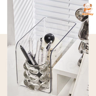 Book Stand ชั ้ นวางหนังสืออะคริลิคใส Simple ฟรีผสม U-รูป Bookends Home Office