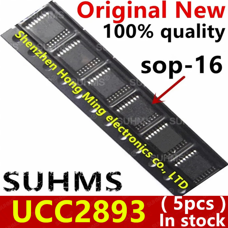 (5 ชิ้น) 100% ใหม่ UCC2893PWR UCC2893 sop-16 ชิปเซ็ต