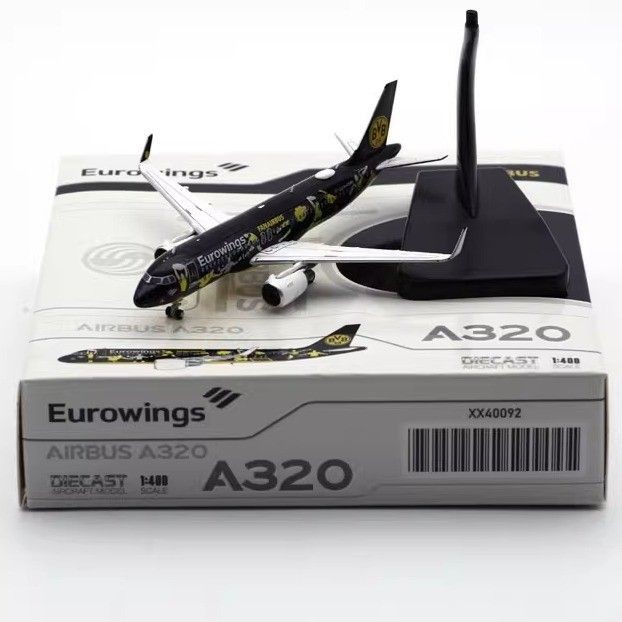 1: 400 JC Wings Alloy Airliner รุ่น A320 European Wings Airlines D-AEWM