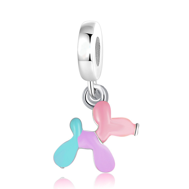 สไตล์ของ Pan คุณภาพสูงคริสตัลชุบเงิน Lucky Charm DIY รูปที่ 2