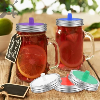 5 ชิ้นปากกว้าง Mason Jar ผักดองซิลิโคนหมัก Airlock ฝาปิดสแตนเลสสตีลสําหรับขนาด 86 มม ฝาซิลิโคนหมักผักดอง ขวดโหล Mason ปากกว้าง, ฝาระบายอากาศหมักกิมจิ, อุปกรณ์หมักผักดองบ้าน