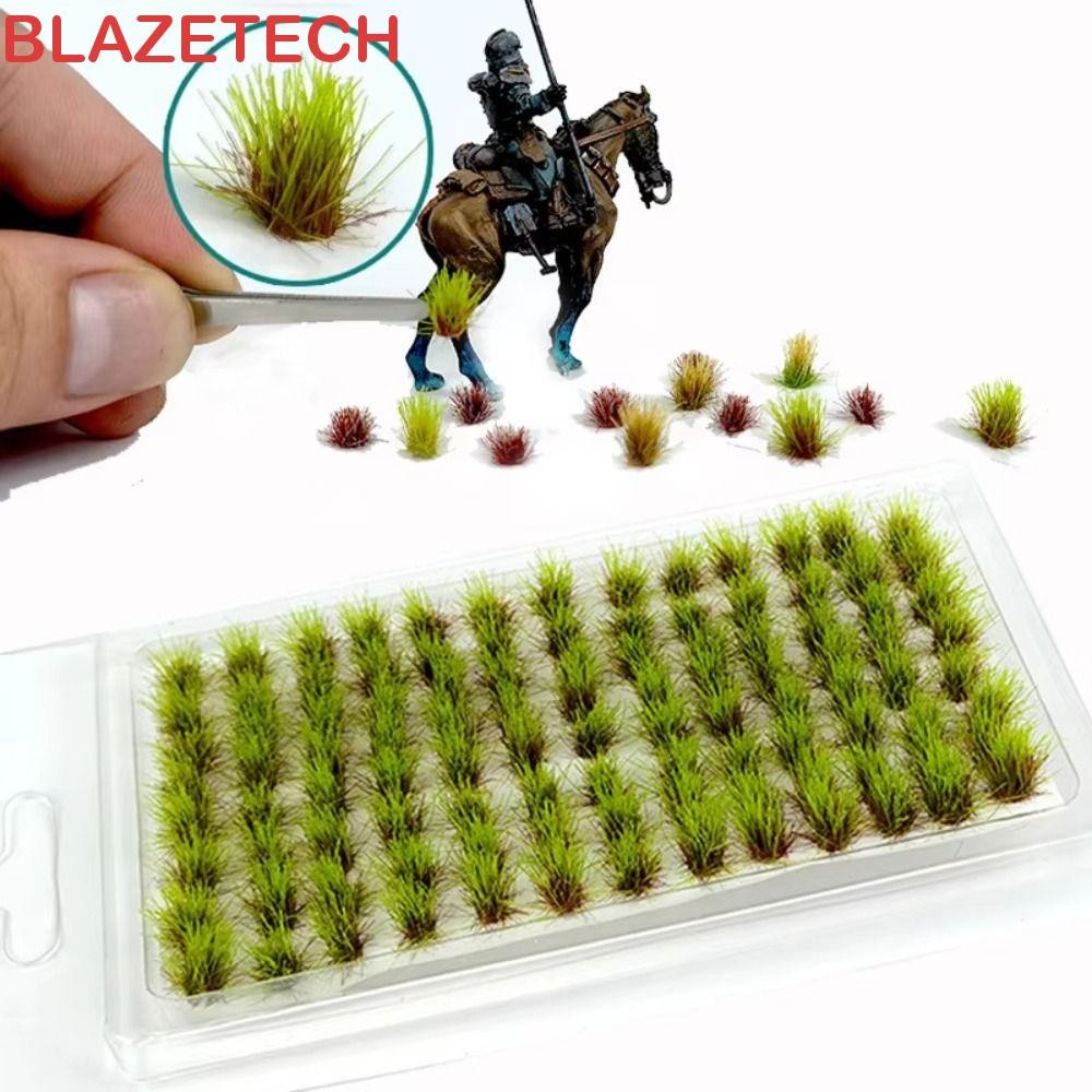 BLAZETECH หญ้า Tuft รุ่น, Static Scenery Terrain ชุด Miniature Grass Cluster, DIY อุปกรณ์เสริม Miniature ไม้พุ่ม Bushes จําลอง STATIC หญ้า Tuft สวนสนามหญ้า