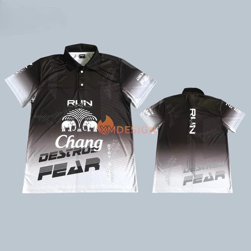 เสื้อกีฬาคอปก ไม่จํากัดเพศ เสื้อกีฬาพิมพ์ลายคอปกกีฬา thumbnail 4
