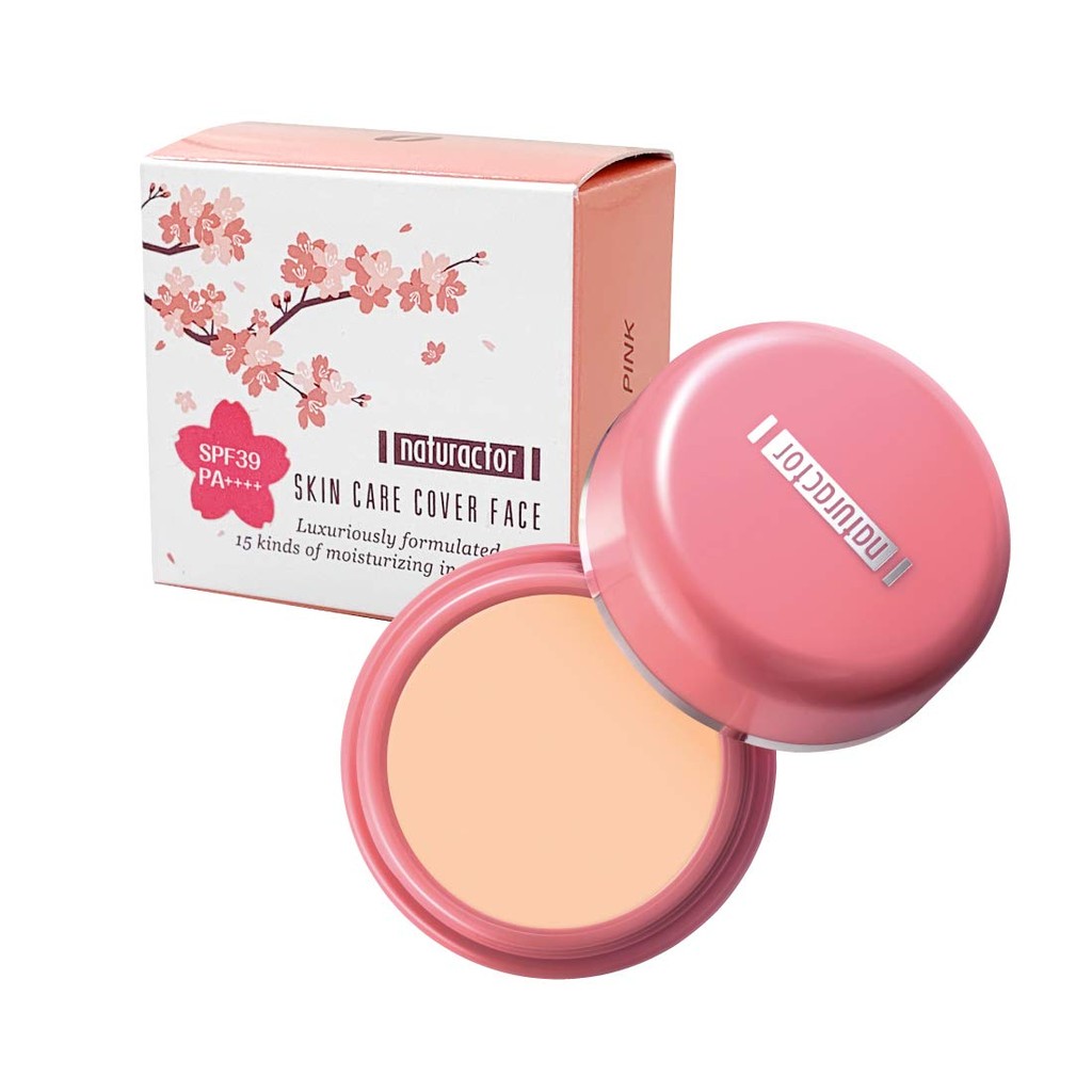 Naturaktor รองพื้นป้องกันรังสียูวี Spf39 Pa++++ คอนซีลเลอร์ 20G (132 Pink)
