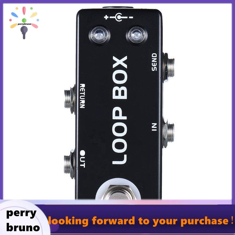 Mini Guitar Effect Pedal Loop Box Switcher Channel Selection True Bypass