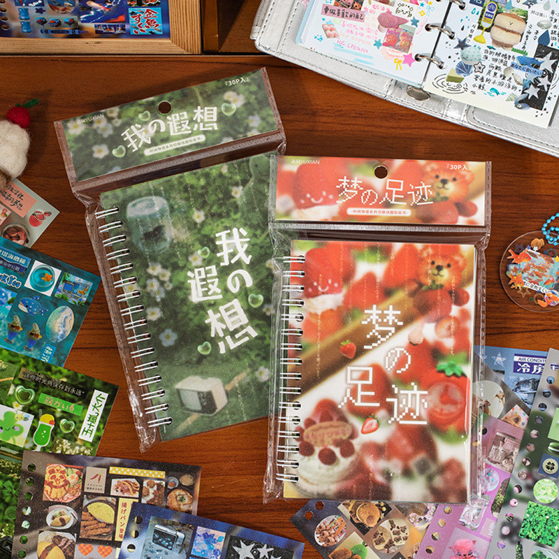 [HARU] Time Story Series Heisei Retro Sticker Book Juminocore Japanese Style Sticker