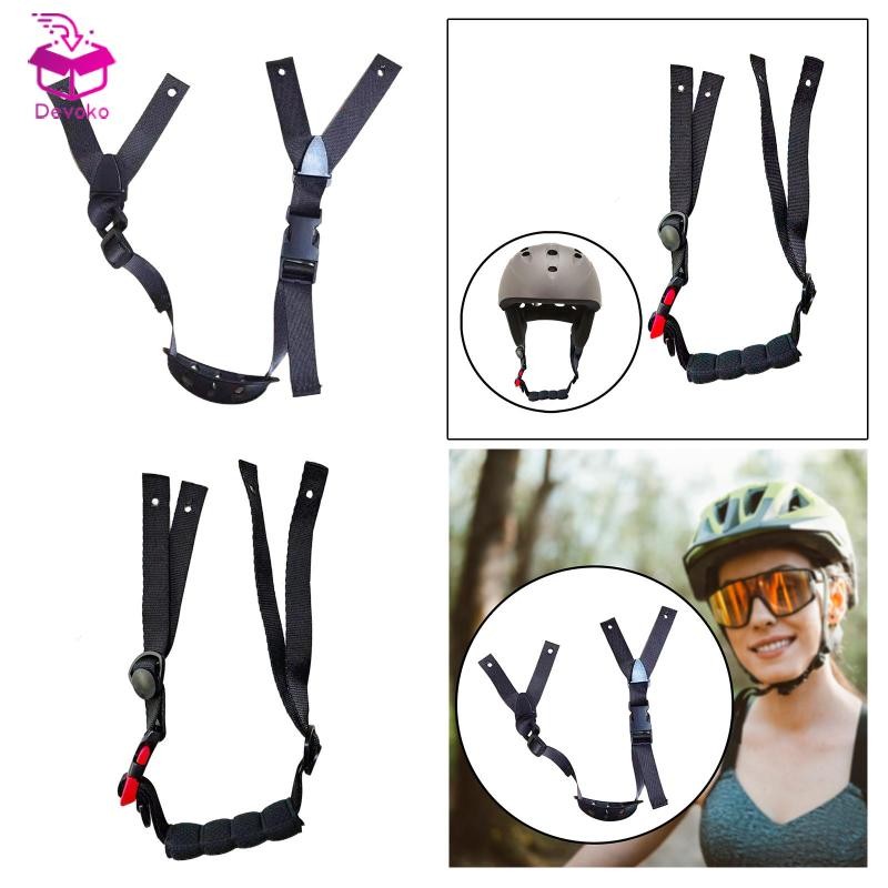 [chiwanji2mf] สายรัดคางหมวกกันน็อคแบบปรับได้ Universal Hard Hat Chin Straps Quick Release Buckle สําหรับหมวกมอเตอร์ไซค์หมวกกันน็อคฟุตบอล