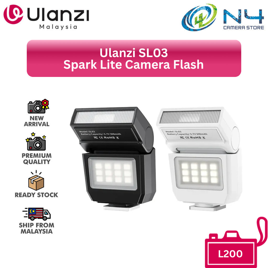 Ulanzi SL03 แฟลชกล้อง Spark Lite L200