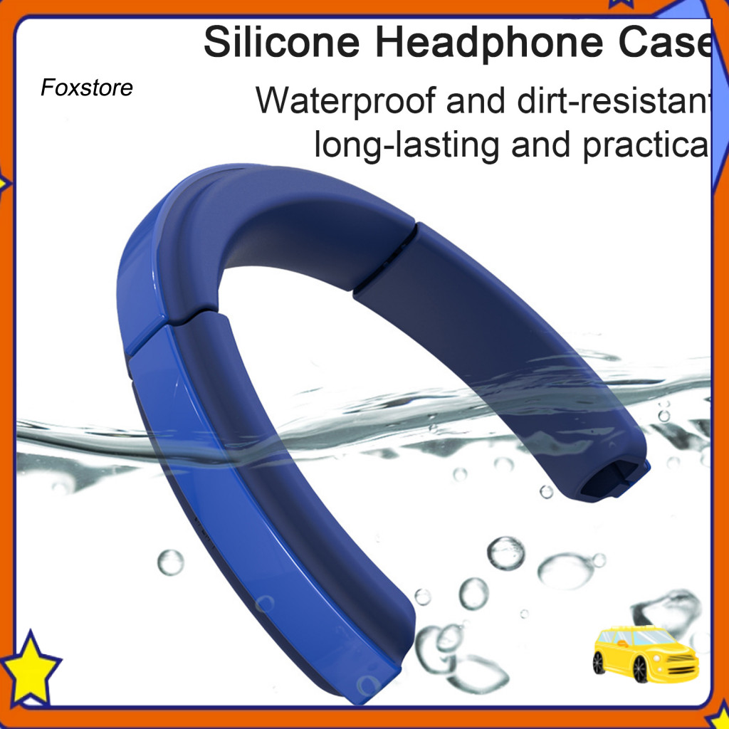 [Fx] เคสป้องกันสําหรับหูฟังทําความสะอาดง่ายเคสหูฟังเคสซิลิโคนสําหรับ Sony Wh-ch520/wh-ch720n กันน้ํา