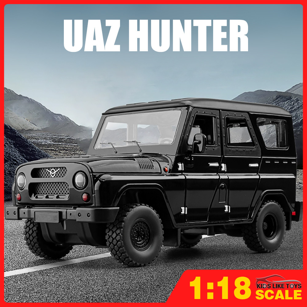 KLT 1:18 UAZ Hunter Diecast รุ่นรถโลหะผสมรถของเล่นคอลเลกชันของขวัญสําหรับเด็กเด็กผู้หญิง