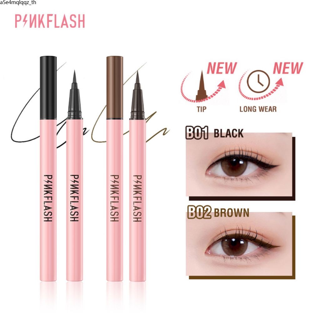 PINKFLASH อายไลเนอร์ติดทนนาน กันน้ำ กันเหงื่อ