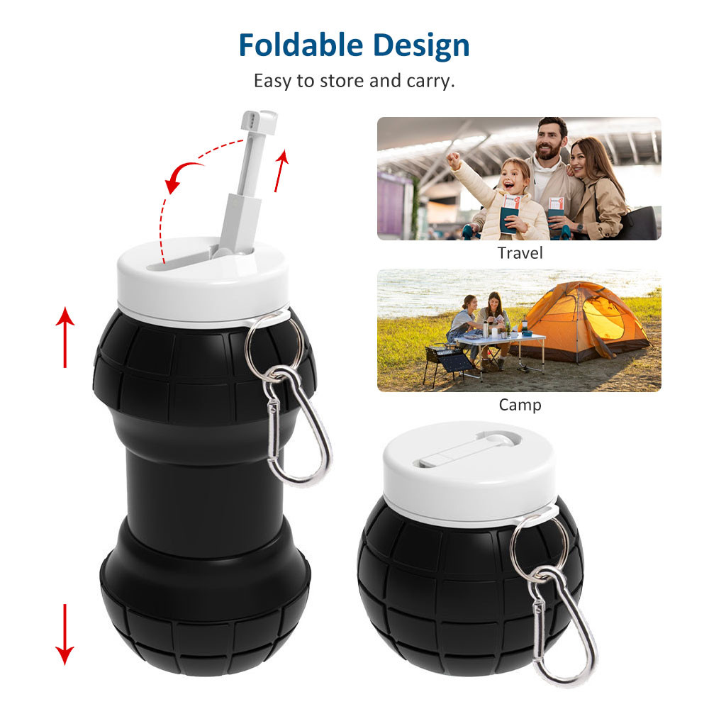 Mini Bidet 550ml พับ Water Bidet ปริมาณ Travel Toilet Shower Bidet Sprayer ทําความสะอาดเครื่องมือซัก