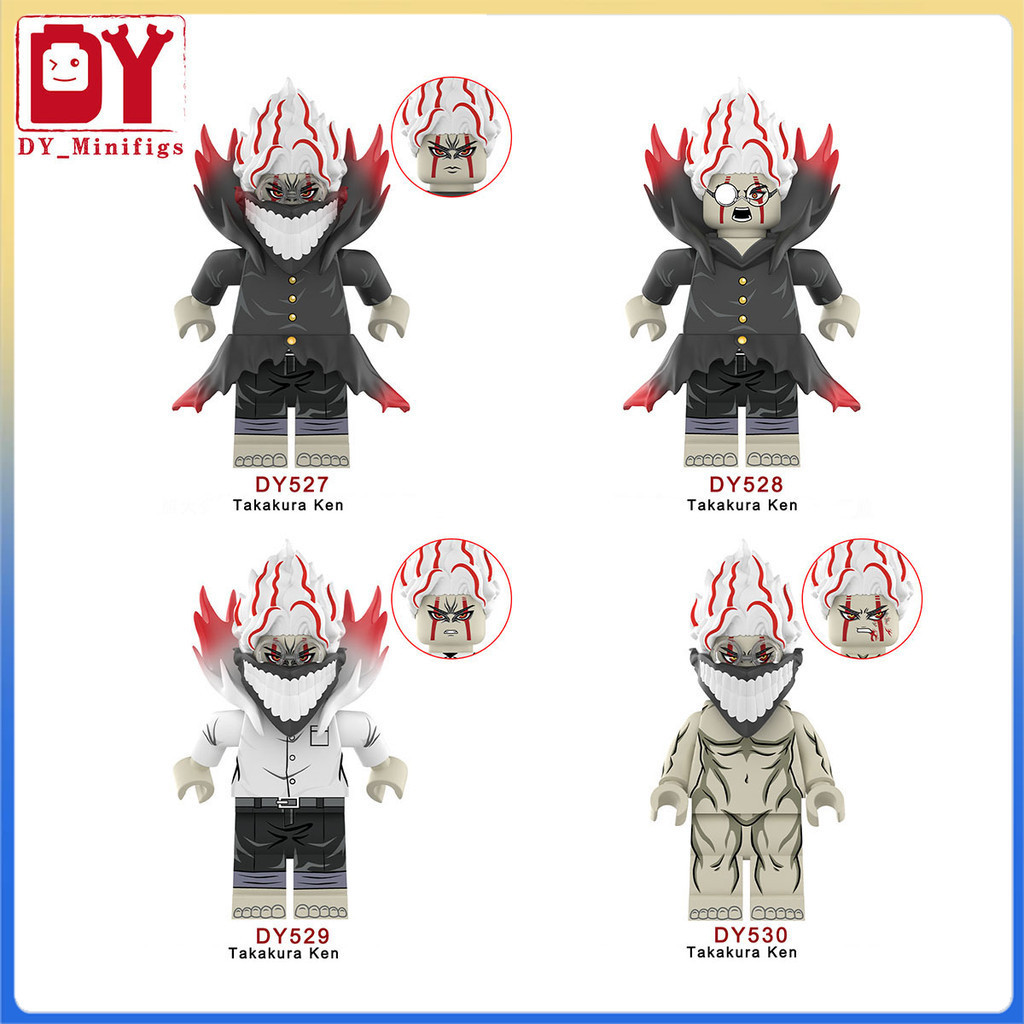 บล็อกตัวต่อการศึกษาอะนิเมะชุดประกอบของเล่นตุ๊กตาโมเดลขนาดเล็ก