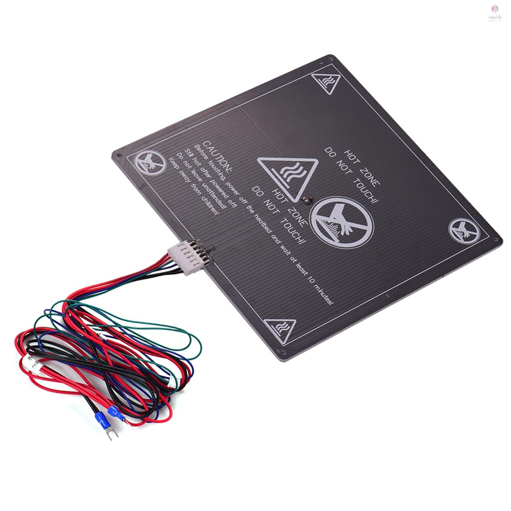 E * M Anet 3D เครื่องพิมพ์เตียงร้อนแผ่นฐานความร้อนแพลตฟอร์ม Heatbed แผ่นอลูมิเนียมขนาด 220 * 220 * 3