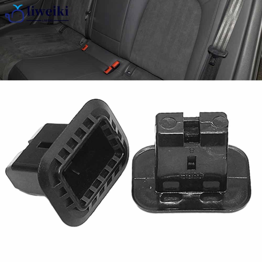 LIWEKI 2 ชิ้นรถที่นั่งด้านหลังเบาะรองนั่งกรอบ Grommets สําหรับ Audi A4/Avant 2001-2008 A6/Avant 1998