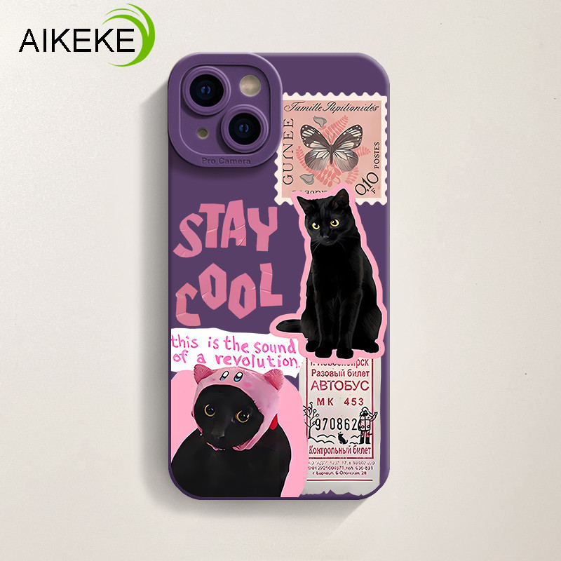 Insสไตล์แมวดําเคสโทรศัพท์สําหรับRedmi A5 A4 A1 A2 Plus A1+ A2 + Turbo 4 3 K40 K40s K30 K30s Pro Ultr