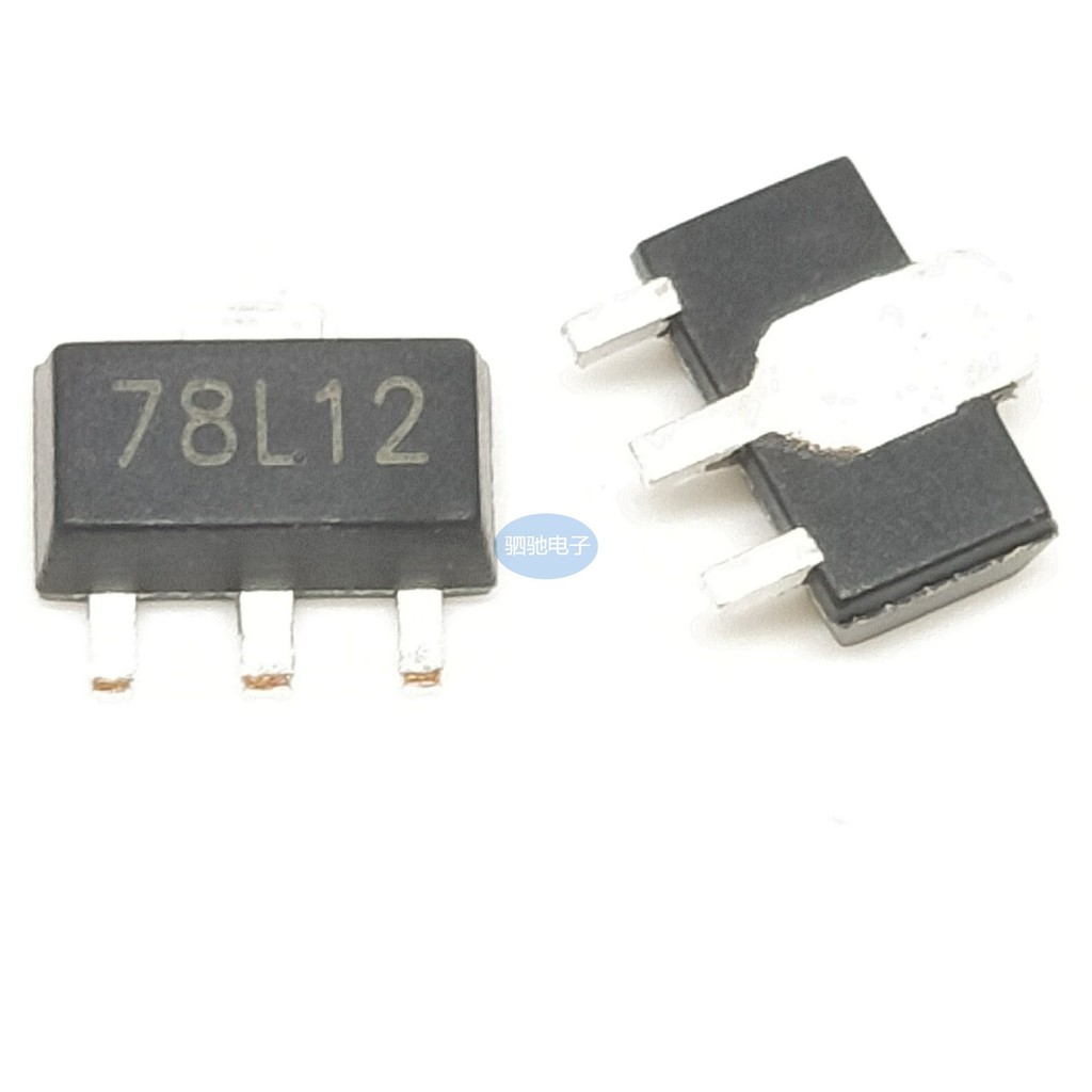 78L12 ยี่ห้อใหม่ L78L12 78L12 SOT-89 Patch สาม-End แรงดันไฟฟ้าหลอด SOT-89 12V