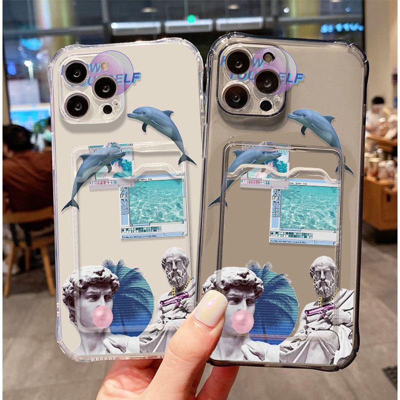 SoftCase ATM ID Card DavidรูปแบบปลอกสําหรับRealme C65 C63 4G C61 12 Lite C67 10 9 9i 4G 10 9 Pro + 1