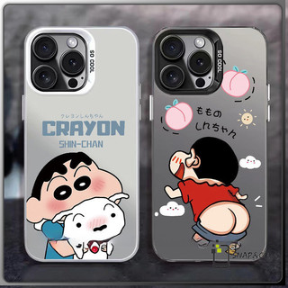 for เคสไอโฟน 13 12 11 iPhone 16 15 14 PRO MAX X XS MAX XR 7/8PLUS ชินชะสินเล่นตลกแอปเปิ้ลโทรศัพท์ จัดส่งจากประเทศไทย