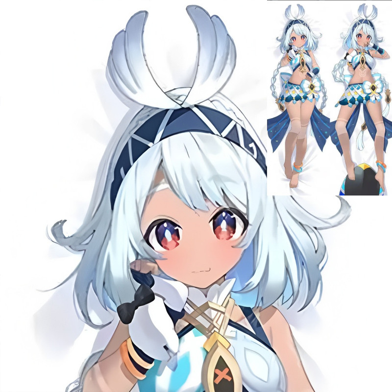 Genshin Impact Mualani Dakimakura ปลอกหมอนยาว Hing