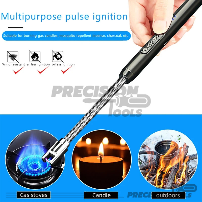 ที่จุดแก๊ส ที่จุดเตาแบบไฟฟ้า Electric Lighter ปืนจุดเตาแก็ส ที่จุดเตาที่จุดเทียนหอม ปรับได้ 360° ที่จุดเตาที่จุดเทียนหอม ราคา ถูกที่สุด ดีลบีเคเค แกลเลอรีภาพที่ 8