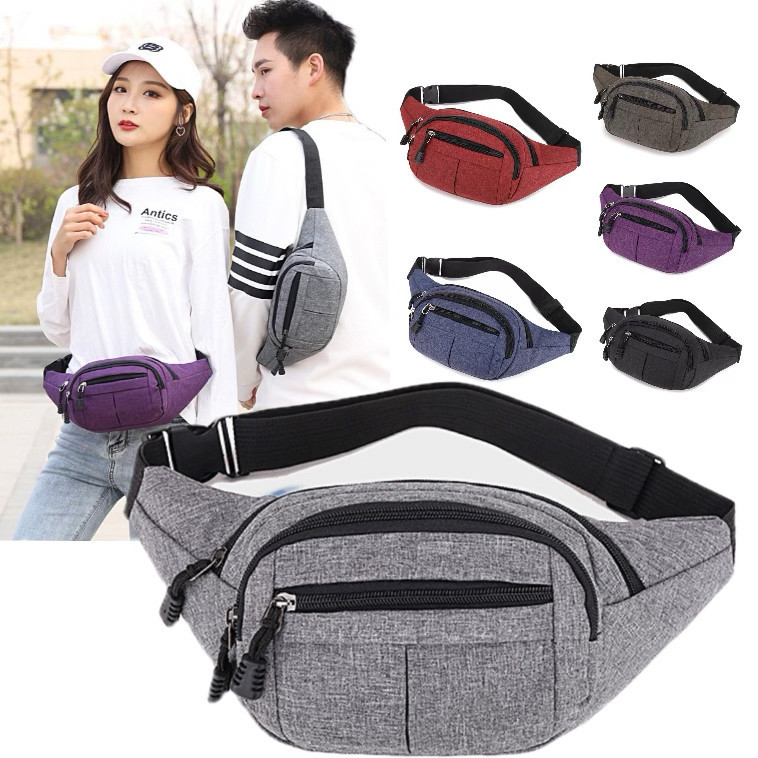 KVK-shop: กระเป๋าคาดเอวสะพายหน้าอก สไตล์เกาหลี มีหลายสีให้เลือกสีสวยมาก A189