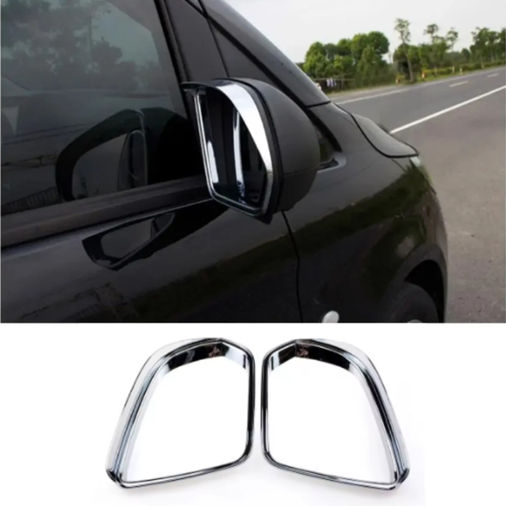 กระจกมองหลังรถยนต์กันฝนคิ้วกรอบสําหรับ Mercedes-Benz Vito W447 V250 2016-2024 V Class EQV V260 V300