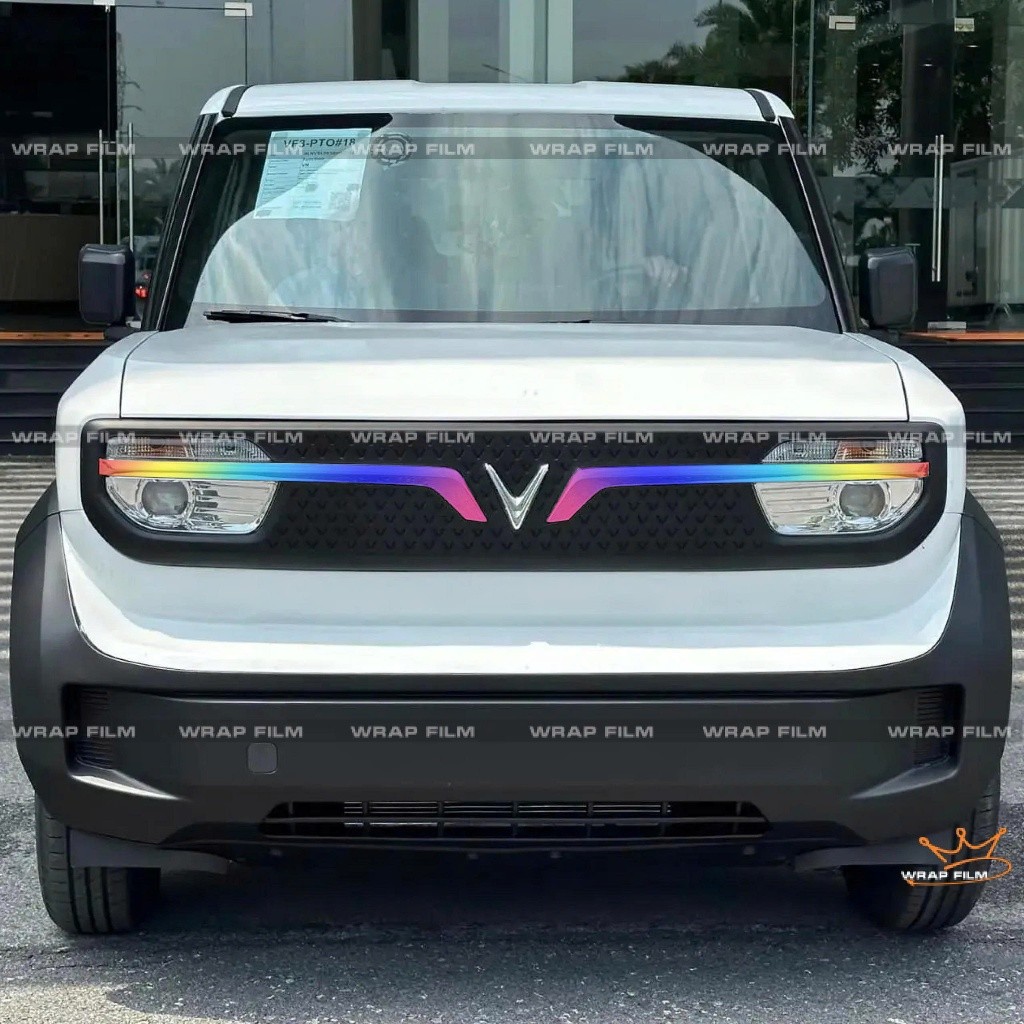 Vinfast VF3 chrome bar รูปลอกเปลี่ยนสี