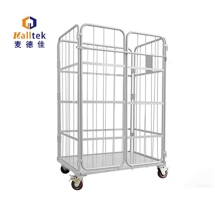 Zhouzhuan สินค้ากรงโลหะสเปรย์พลาสติกโกดังรถเข็นรถโลจิสติกส์สเปรย์รถยนต์พลาสติก MT-LRC02 Logistics Tu