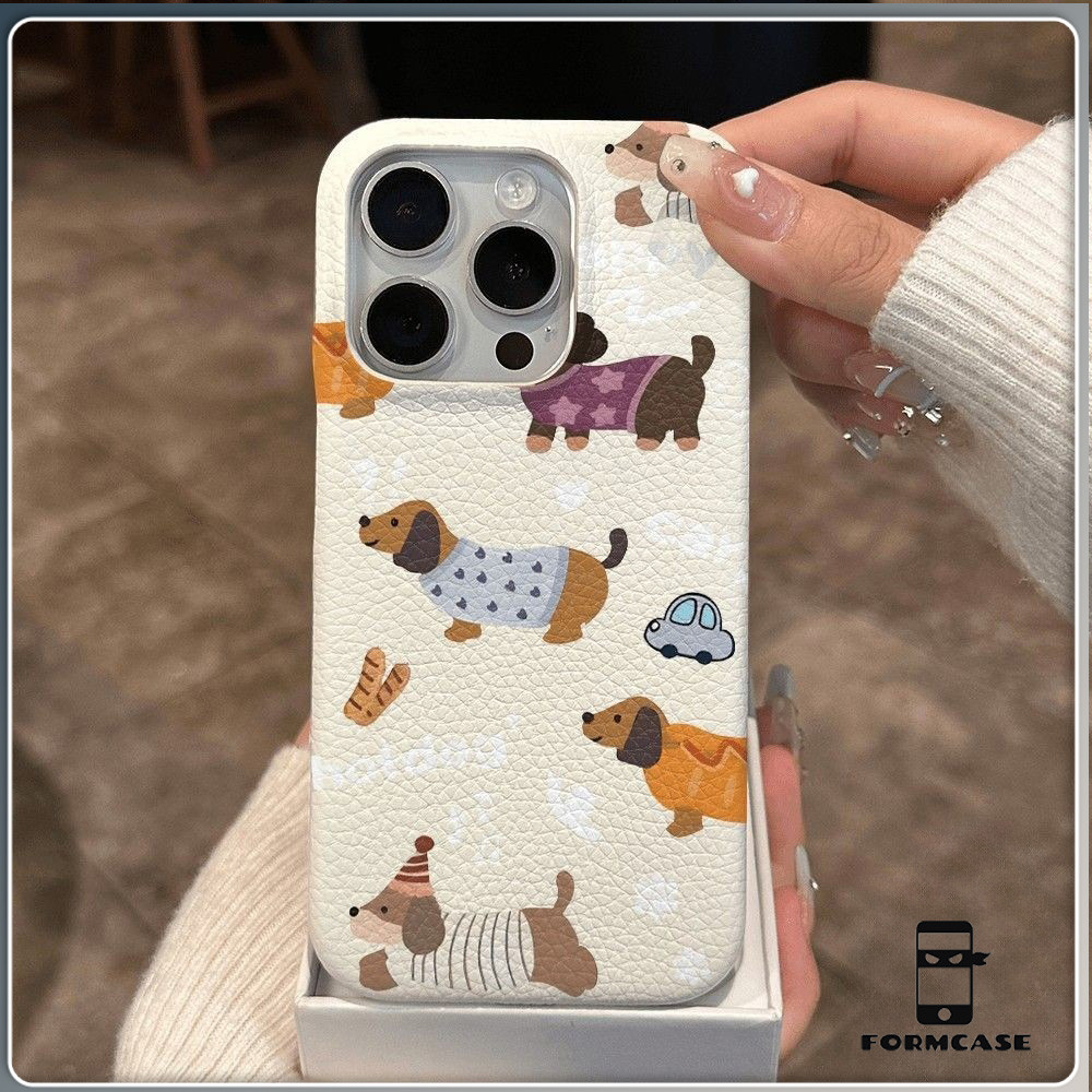 จัดส่งจากประเทศไทย กรณีโทรศัพท์ ins หมาเด็กทองfor เคสไอโฟน X XS MAX XR 7/8PLUS 16 15 14 13 12 11 PROMAX15 16 13 12 14pro
