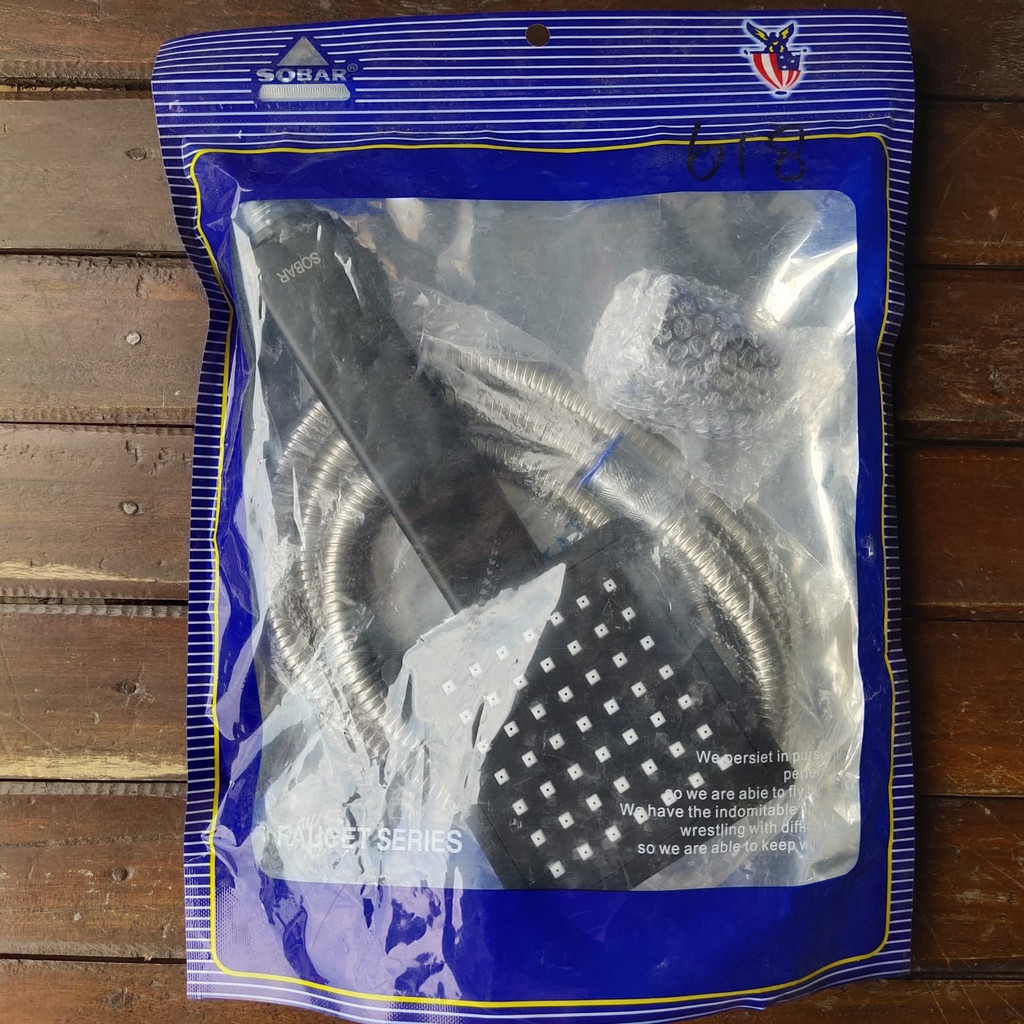 ฝักบัวสายอ่อนอาบน้ําสีดําสไตล์มินิมอล/ ฝักบัวสายอ่อน SOBAR สีดําคุณภาพ