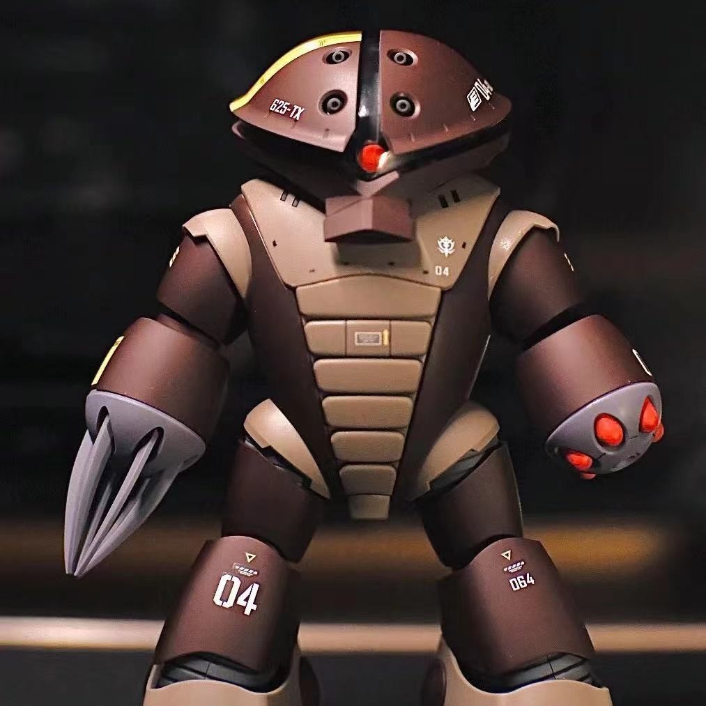 JMS สินค้าใหม่ HG 1/144 Gundam คลาสสิกการจับคู่สี MSM-04 Acguy Gundam Assembly Gundam รุ่นสติกเกอร์น