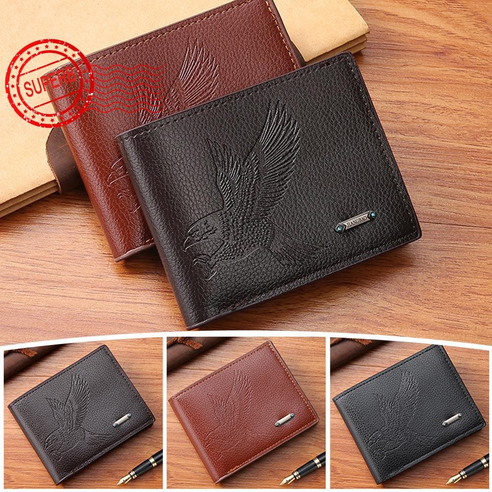 idud Mens Short Wallet Pu Card Holder Multi Card Businessman Style Fashion For Men A3j5 idud
