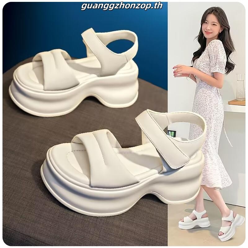 Atikota รองเท้าแตะ พื้นทรงแบน แบบหนา น้ําหนักเบา สวมใส่สบาย เข้ากับทุกการแต่งกาย แฟชั่นฤดูร้อน สําหรับผู้หญิง