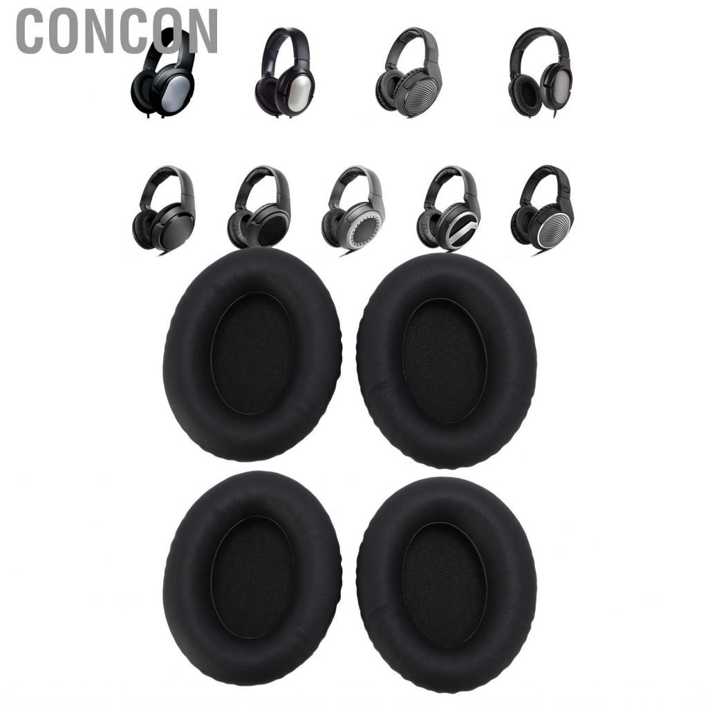 Concon CONCON-TH 4PCS แผ่นรองหูแทนเข้ากันได้กับ HD418 HD419 HD428 HD429 HD439 HD438 HD448 HD449 หูฟั