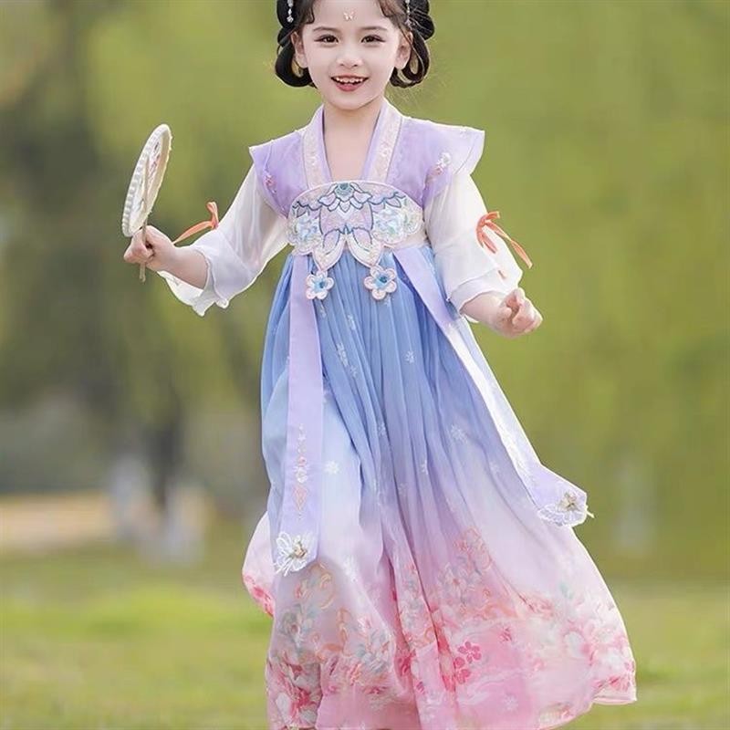 ชุดHanfu Zixia สไตล์เจ้าหญิงยุคโบราณสำหรับผู้หญิง