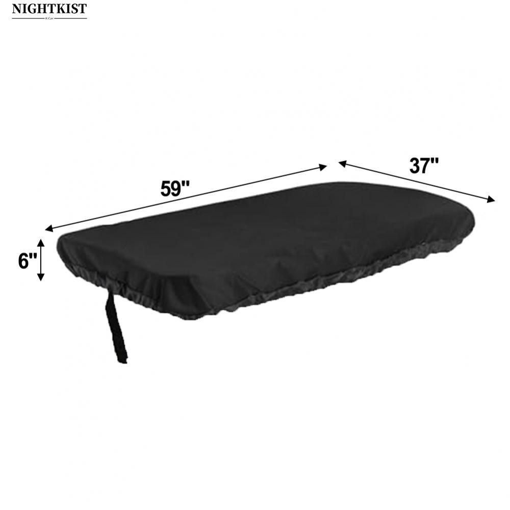 For Garden Wagon Cart Cover with Drawstring Adjustable Fit 59x37 Inch Waterproof