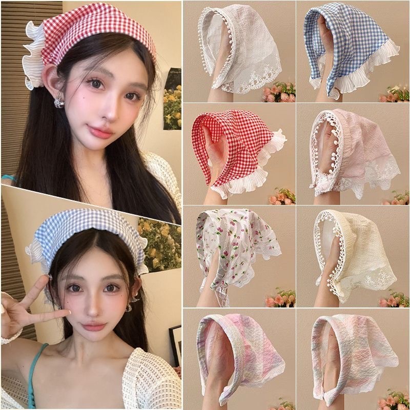 ที่คาดผม Hair accessories สไตล์เกาหลี เหมาะสำหรับใส่เที่ยวและถ่ายรูปทะเล OOTD เครื่องประดับแฟชั่น