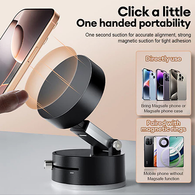 ขาตั้ง HP MAGNET | ที่ติดโทรศัพท์ 1 วินาที + 360 ROTATING° | สามารถพับและได้