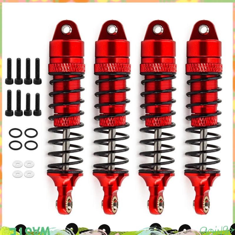 RC รถอัพเกรดด้านหน้าด้านหลัง Shocks Damper Kit สําหรับ 1/18 LaTrax #7665 อุปกรณ์เสริมอัพเกรดรถยนต์ D