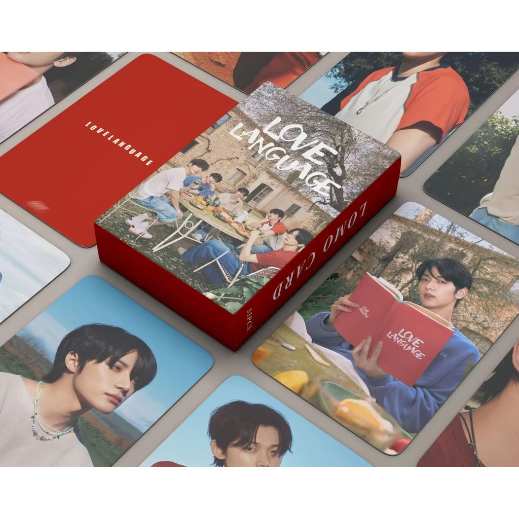[55 ชิ้น] การ์ดโลโม่โฮโลแกรม TXT Love Language Photocard Kpop Kpopers Pc Unofficial