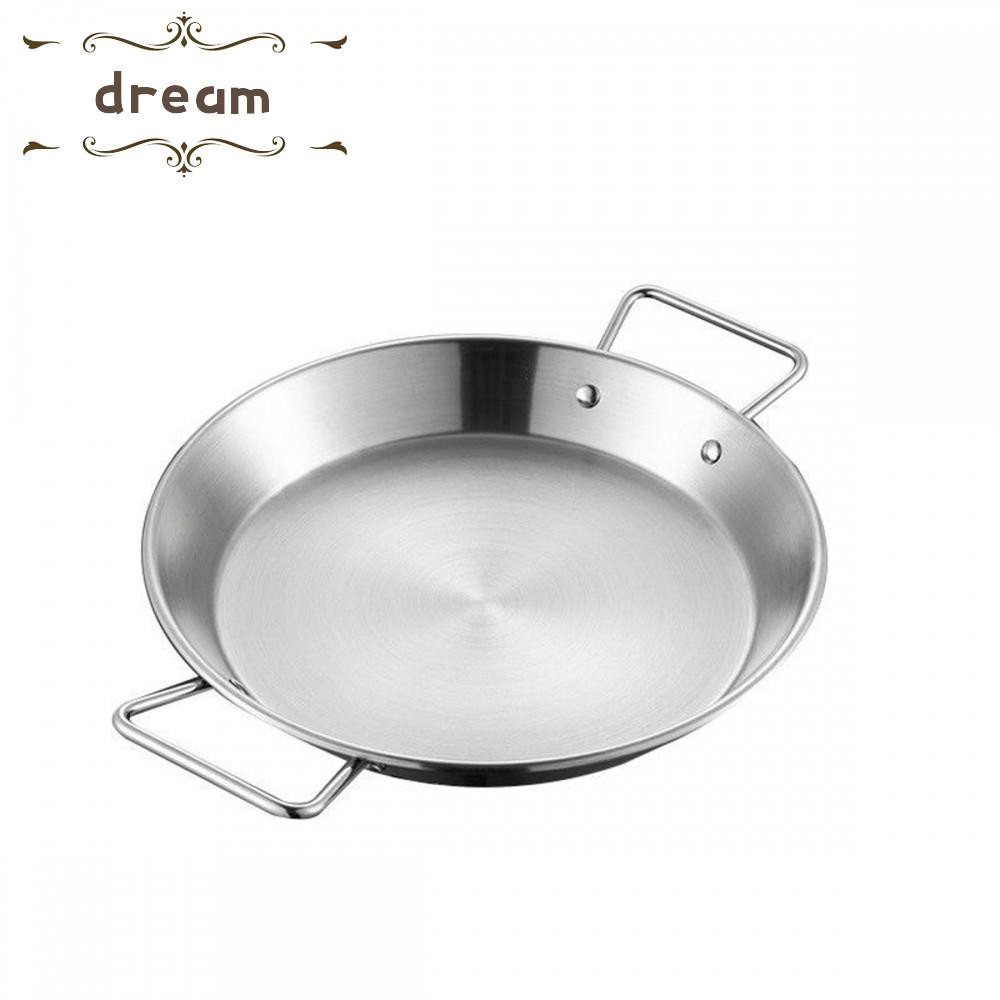 Paella หม้อปรุงอาหารทําความสะอาดง่ายจับตามหลักสรีรศาสตร์เครื่องครัวที่หรูหรา