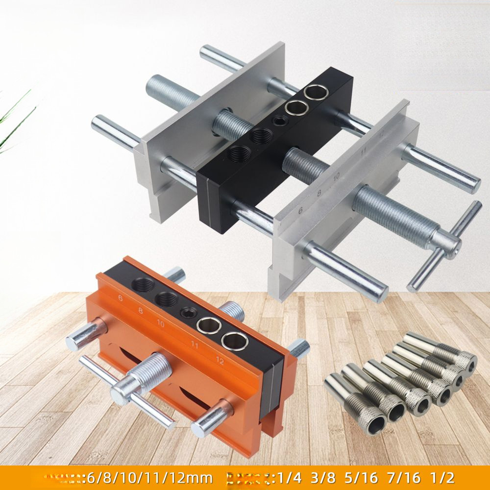 Straight Hole Locator Vertical Drilling Jig Rebounder Layer Board Support Wood Tenon Hole Opener Woo