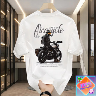 Kaos Pria Katun Lengan Pendek - Desain Streetwear Nyaman untuk Musim Semi/Panas