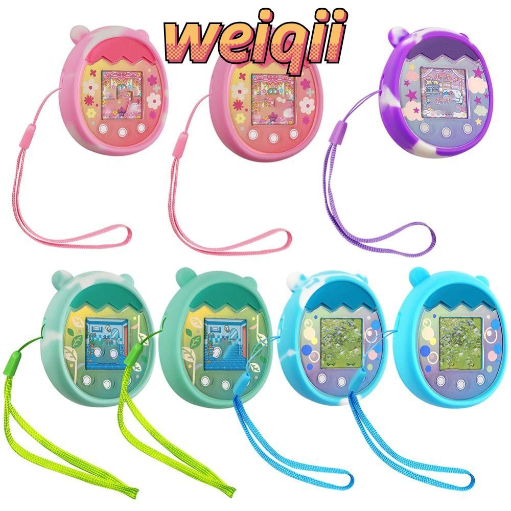 WEIQII สัตว์เลี้ยงเสมือนจริง|, ฝาครอบป้องกันซิลิโคนป้องกันรอยขีดข่วน, อุปกรณ์เสริมเกมกันกระแทกตัวป้องกันหน้าจอแบบนุ่มสําหรับ Tamagotchi Pix